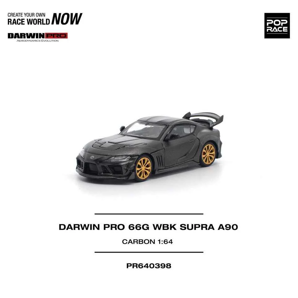 Pop Race 64-0398 1/64 Darwin Pro 66G WBK Supra A90 Carbon Edition - Image 7
