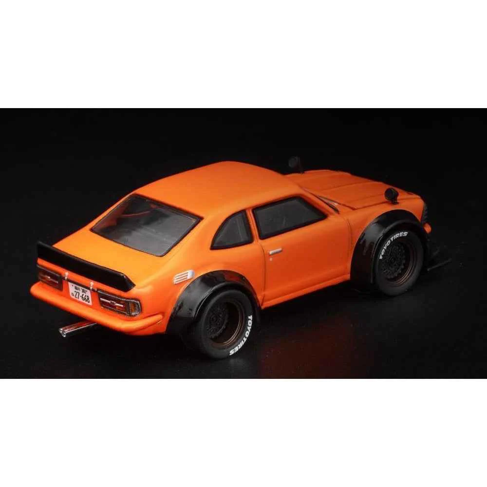 Pop Race 64-040 1/64 Toyota Corolla KE25 Orange - Image 2