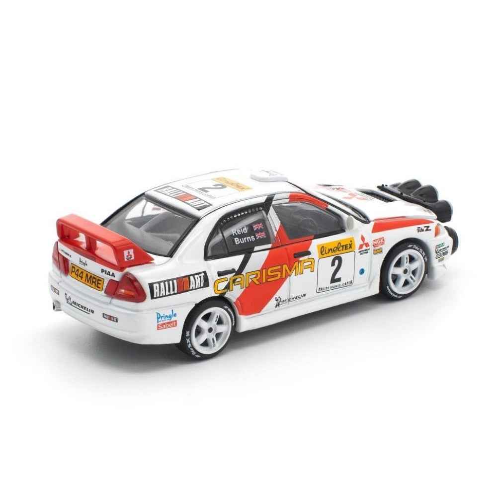 Pop Race 64-0402 1/64 Mitsubishi Lancer Evolution IV 1998 Monte Carlo Rally - Image 2