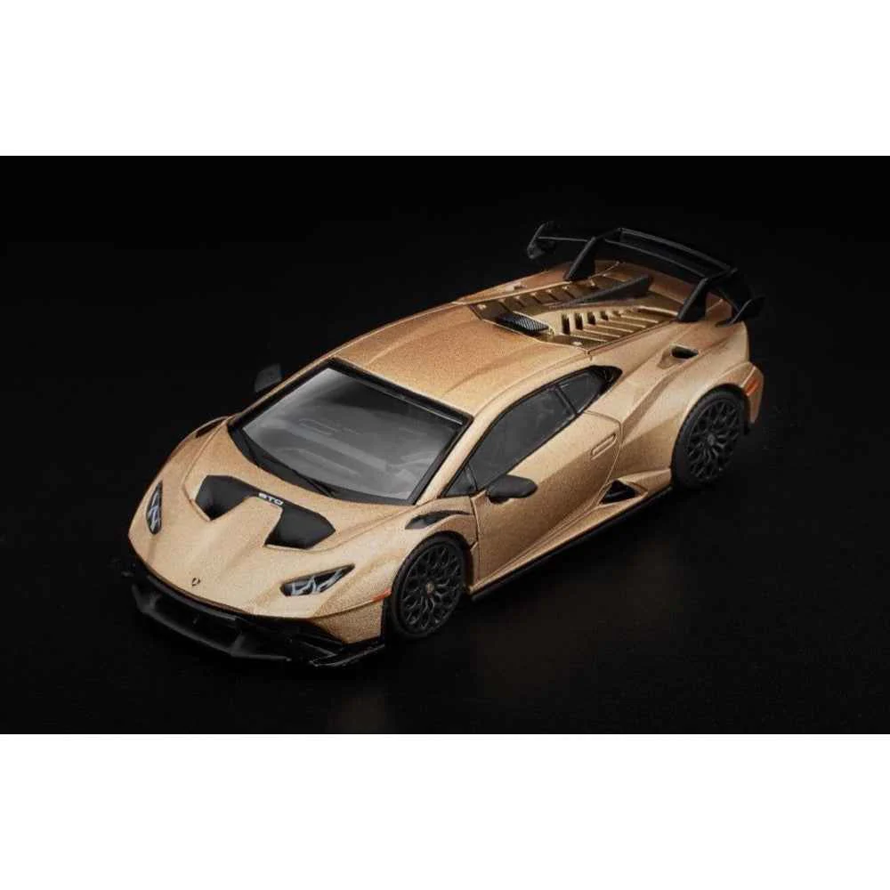 Pop Race 64-041 1/64 Lamborghini Huracan STO Matte Gold - Image 2