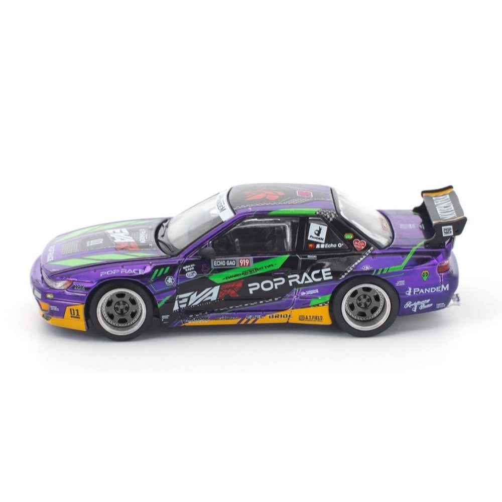 Pop Race 64-043 1/64 Pandem S13 Eva RT Test Type-01 - Image 3