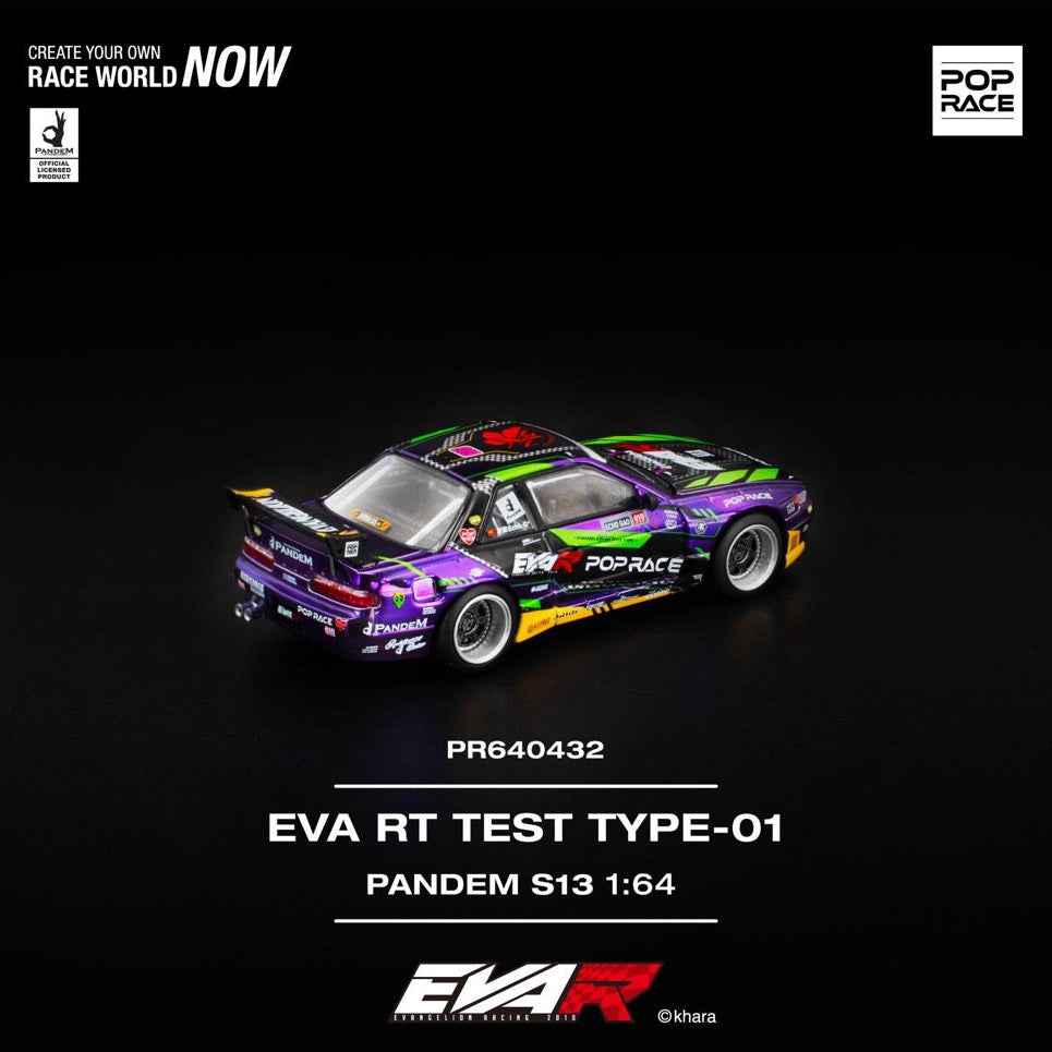 Pop Race 64-043 1/64 Pandem S13 Eva RT Test Type-01 - Image 6
