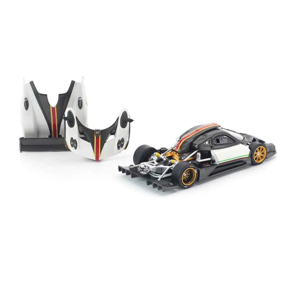 Pop Race 640298 1/64 Pagani Zonda R White - Image 5