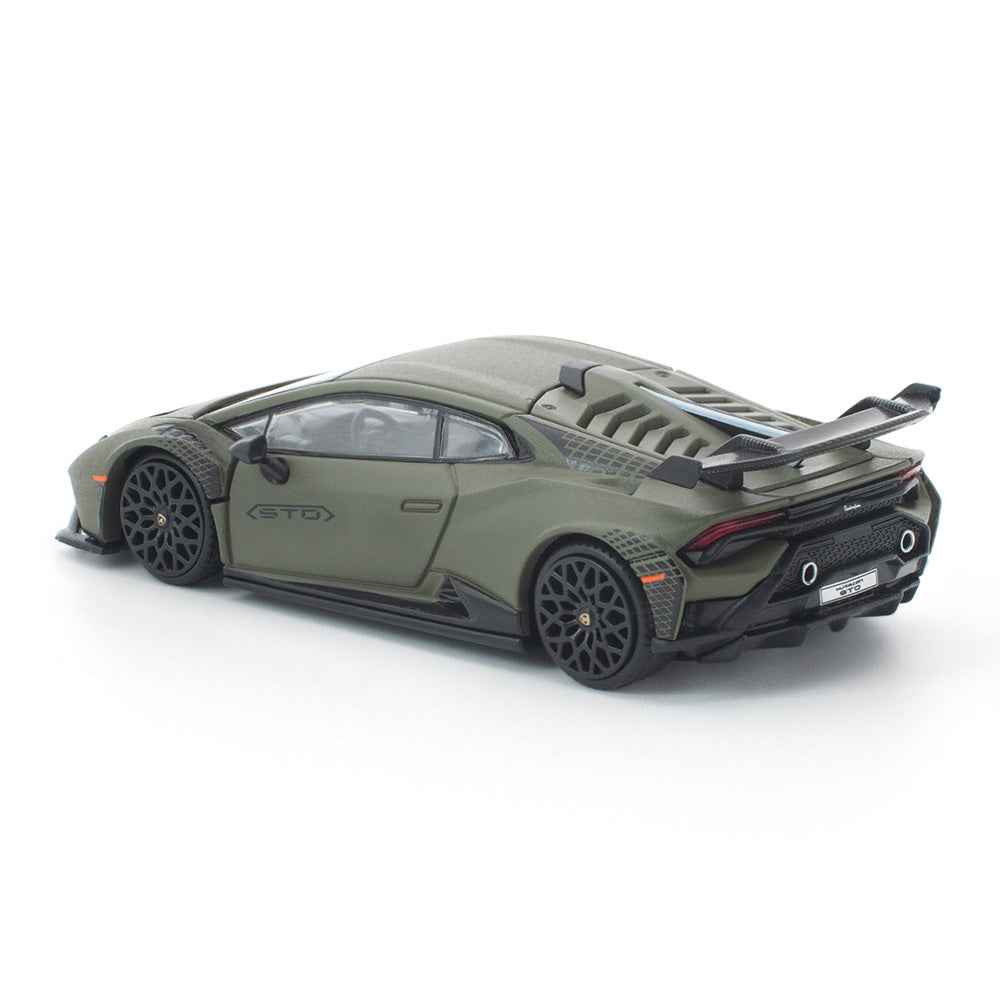 Pop Race 640347 1/64 Lamborghini Huracan STO Verde Turbine Matt - Image 3