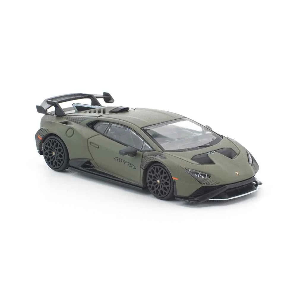 Pop Race 640347 1/64 Lamborghini Huracan STO Verde Turbine Matt - Image 4