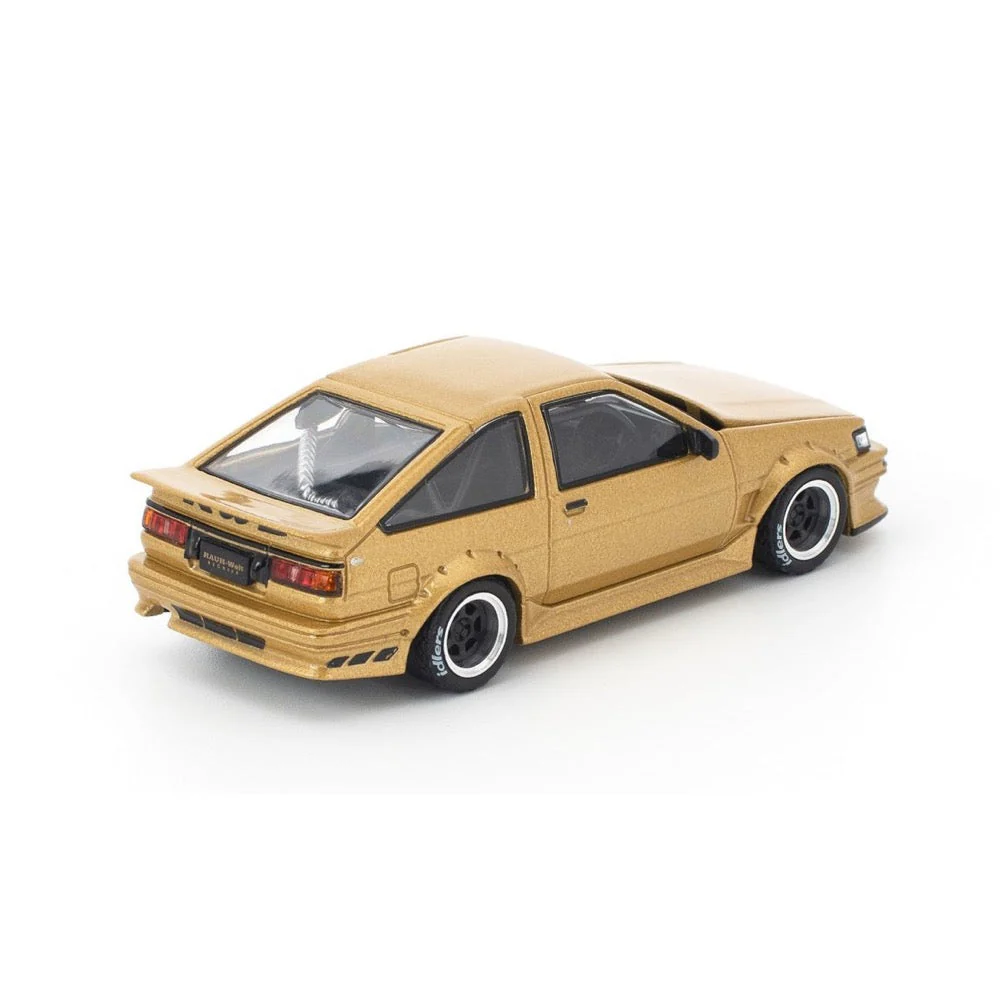 Pop Race 640411 1/64 RWB AE86 Gold - Image 3