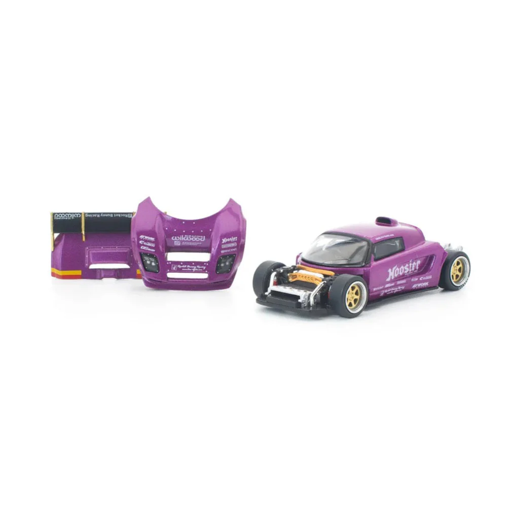 Pop Race 640448 1/64 Pandem Lotus Elise Purple New Tooling - Image 4