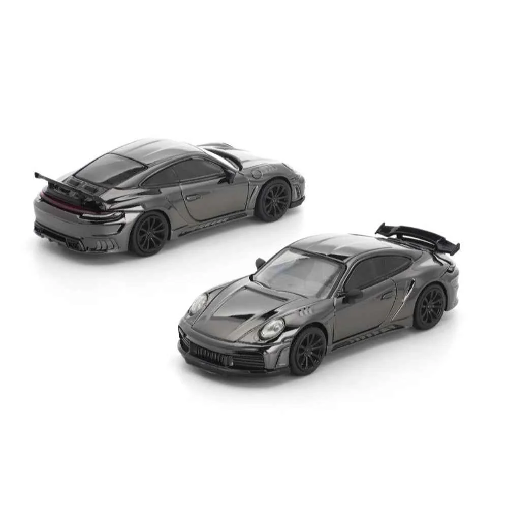 Pop Race DC005 1/64 992 Stinger GTR Dark Chrome