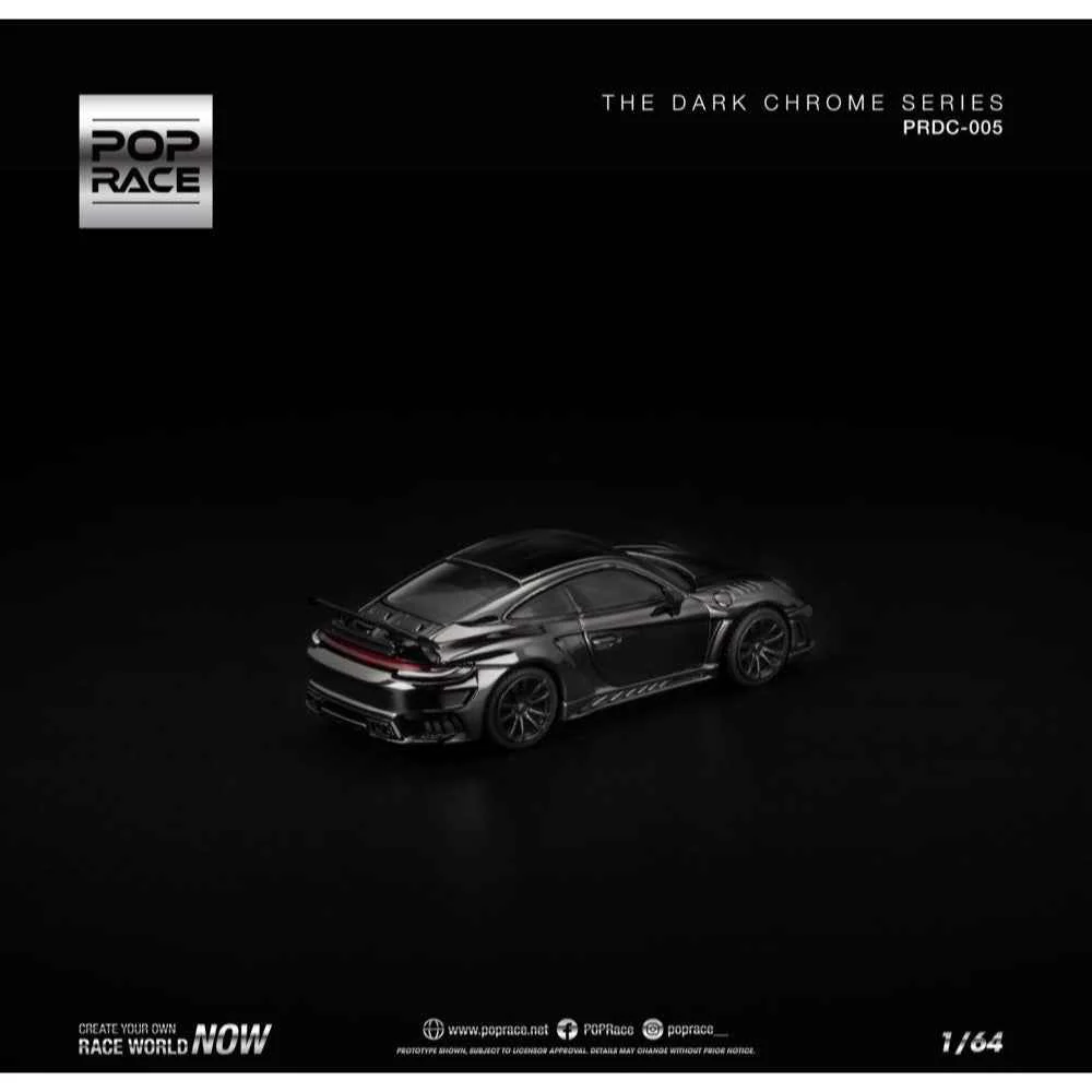 Pop Race DC005 1/64 992 Stinger GTR Dark Chrome - Image 6