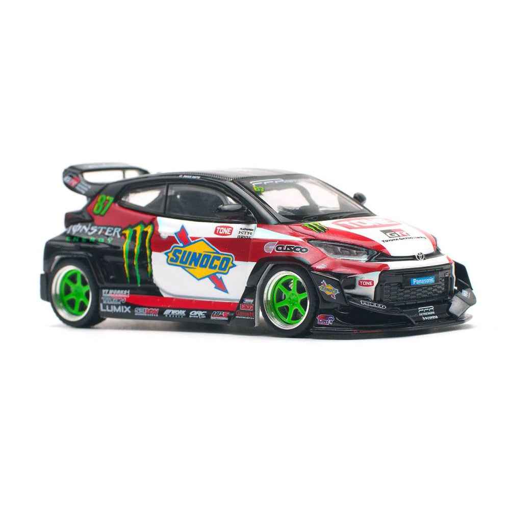 Pop Race PR64-0106 1/64 Pandem GR Yaris Daigo Saito