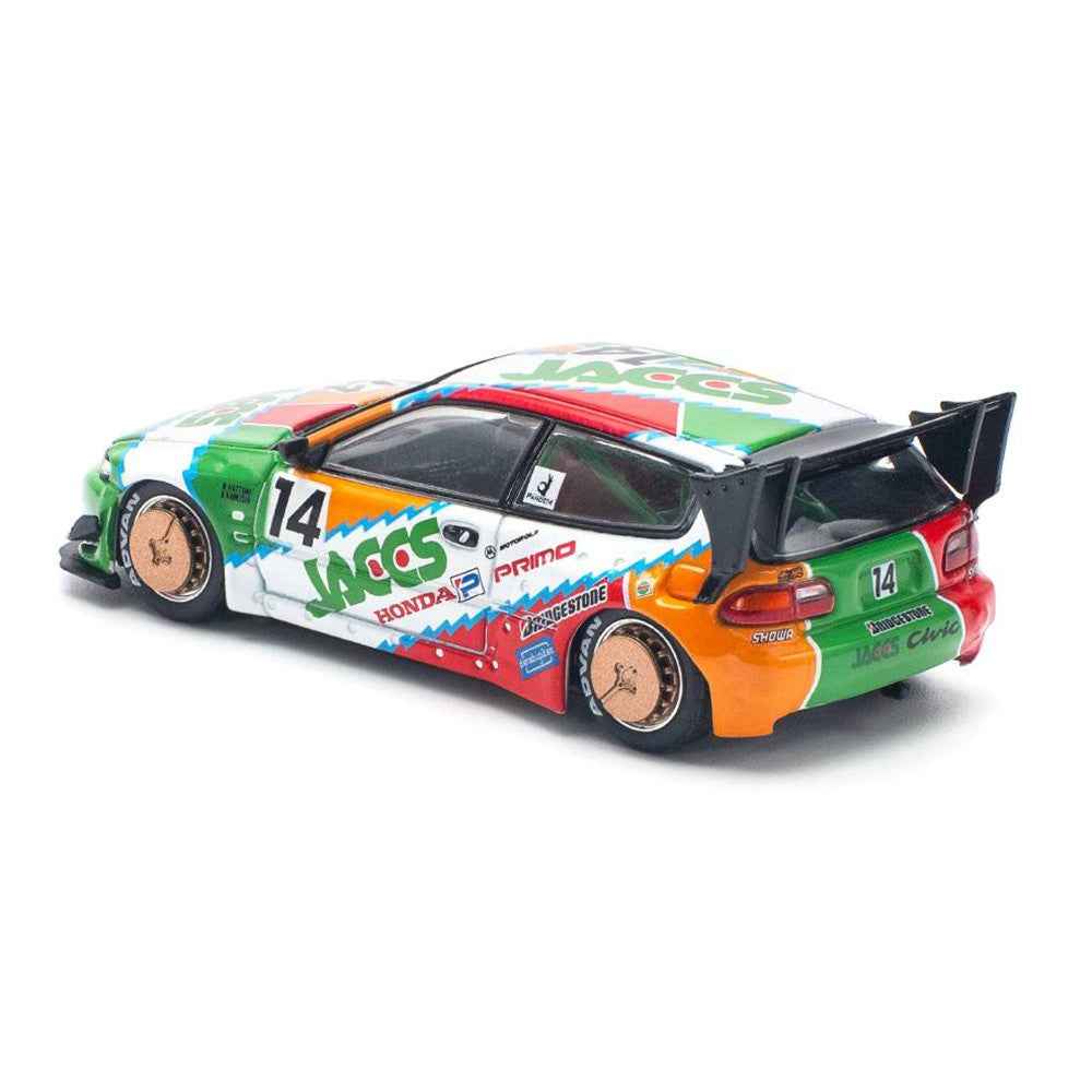 Pop Race PR64-0128 1/64 Pandem Civic EG6 V1.5 Jaccs - Image 4