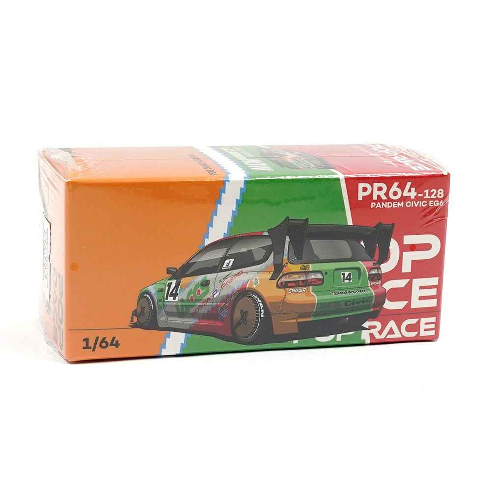 Pop Race PR64-0128 1/64 Pandem Civic EG6 V1.5 Jaccs - Image 7