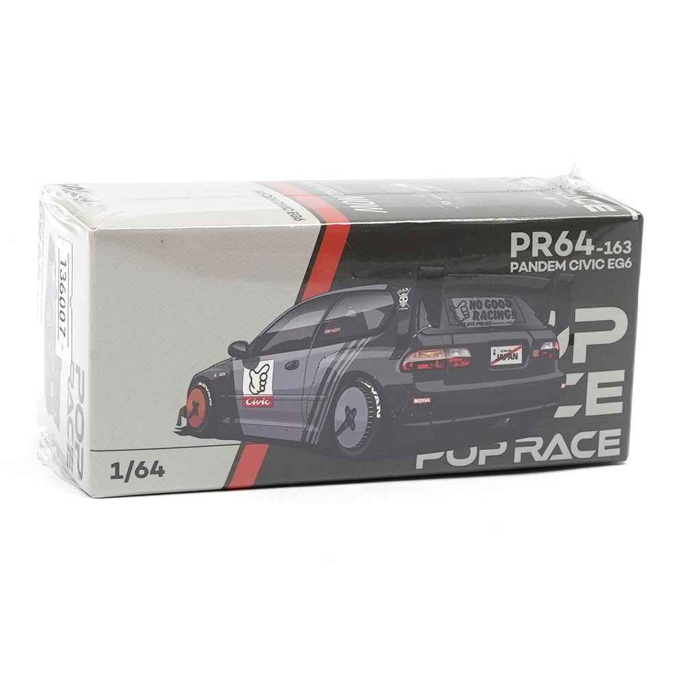 Pop Race PR64-0163 1/64 Pandem Civic EG6 Kanjozoku - Image 5