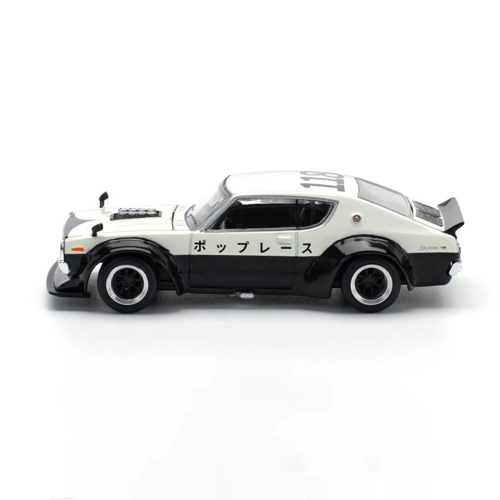 Pop Race PR64-0252 1/64 Skyline GT-R V8 Drift Kermeri NPA Style - Image 2