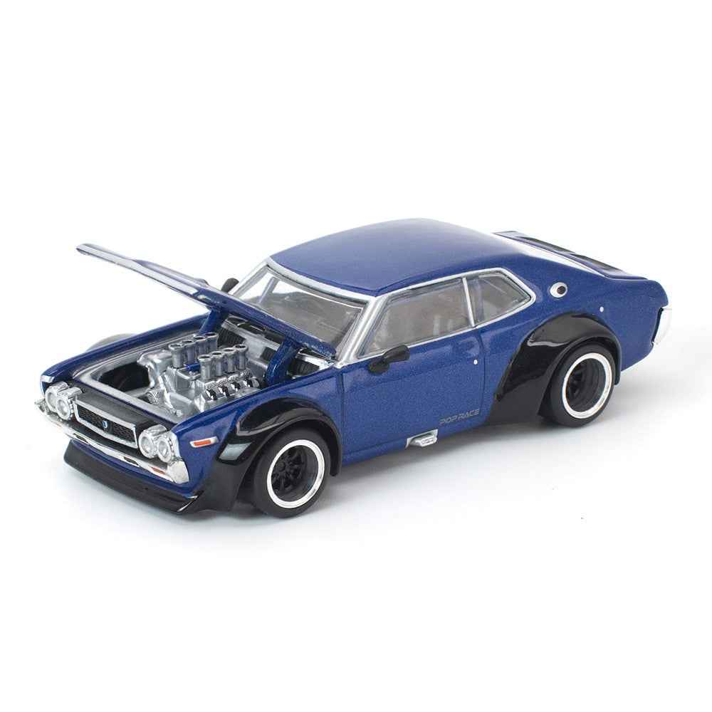 Pop Race PR640320 1/64 Laurel C130 Blue - Image 2