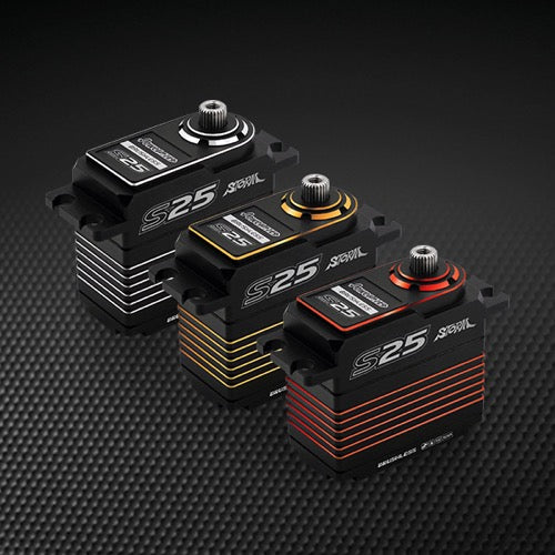 Power HD S25 Standard Brushless Motor Titanium and Steel Gear Digital Servo Red - Image 4