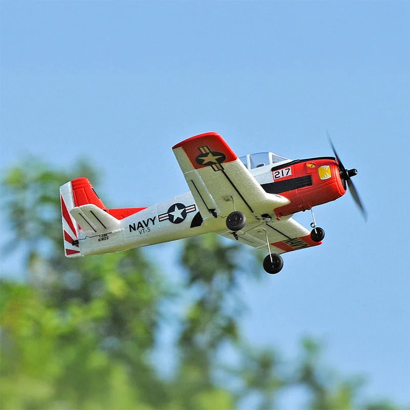 Prime RC Mini T28 Trojan RC Plane (Mode 2) Red - Image 4