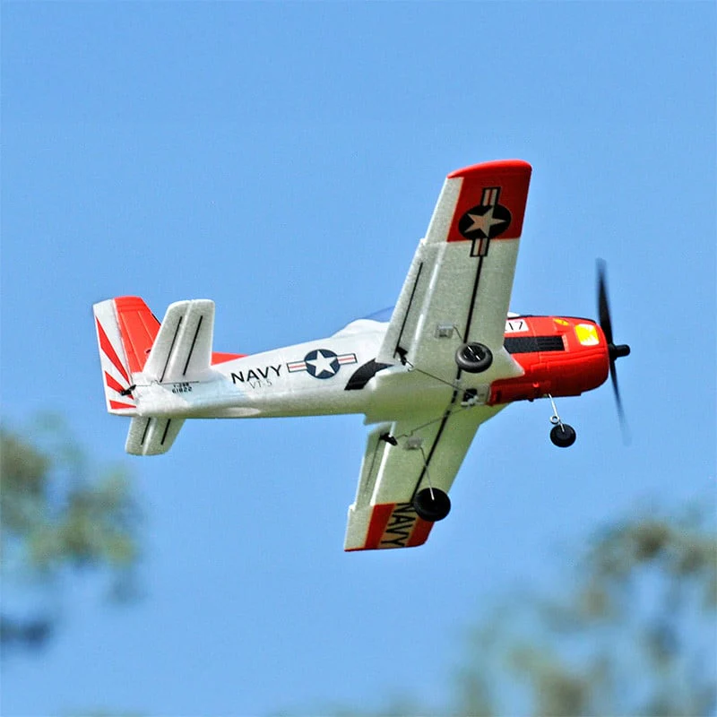 Prime RC Mini T28 Trojan RC Plane (Mode 2) Red - Image 6