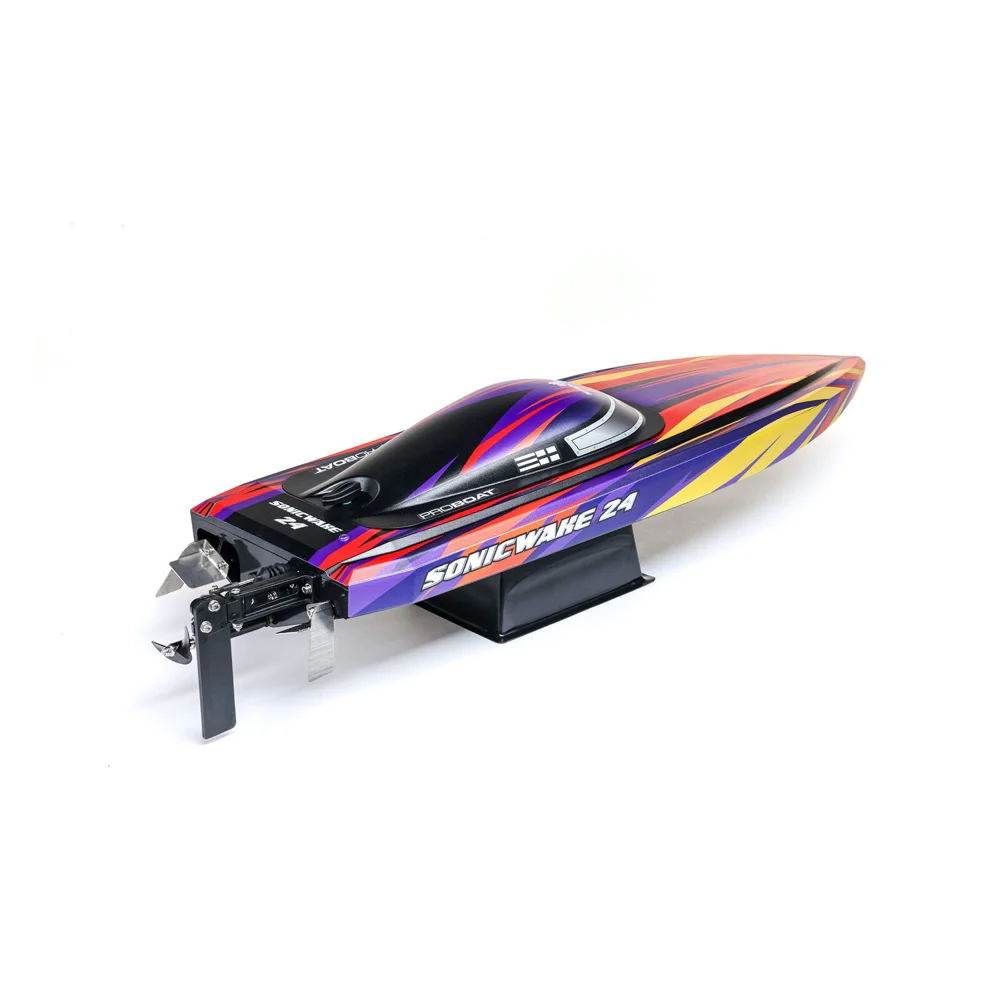 Pro Boat PRB-1992T1 Sonicwake 24inch Self-Righting Brushless Deep-V Boat RTR Red - Image 2
