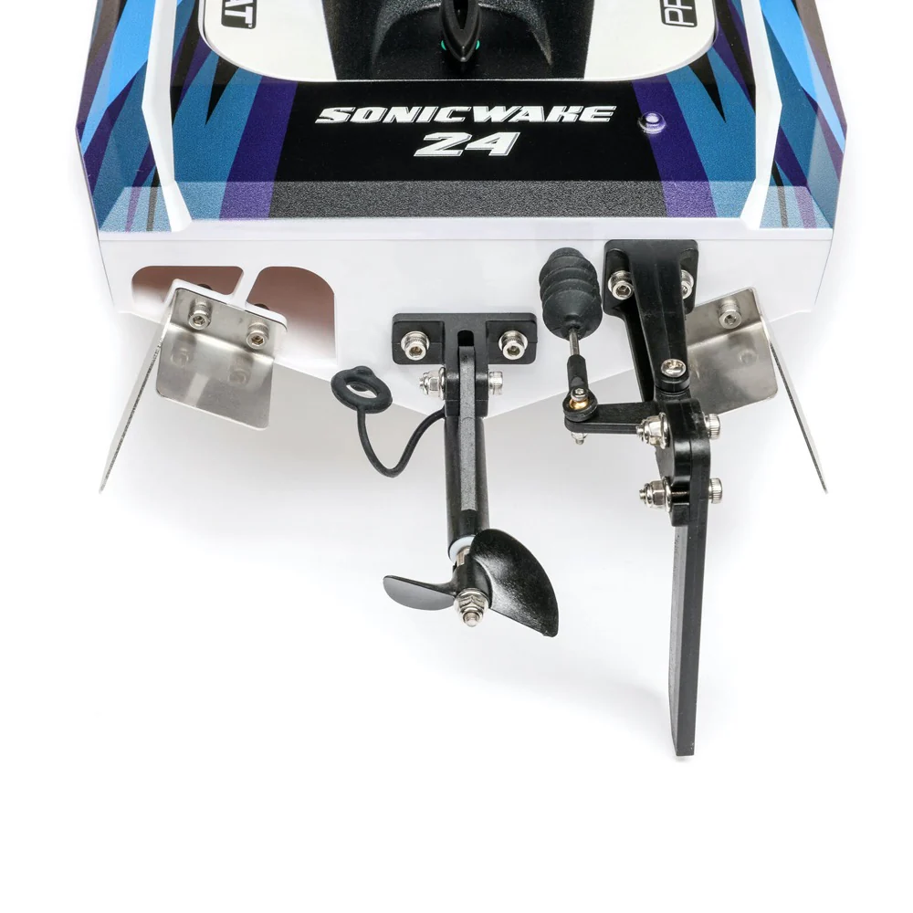 Pro Boat PRB-1992T2 Sonicwake 24inch Self-Righting Brushless Deep-V Boat RTR Blue - Image 12