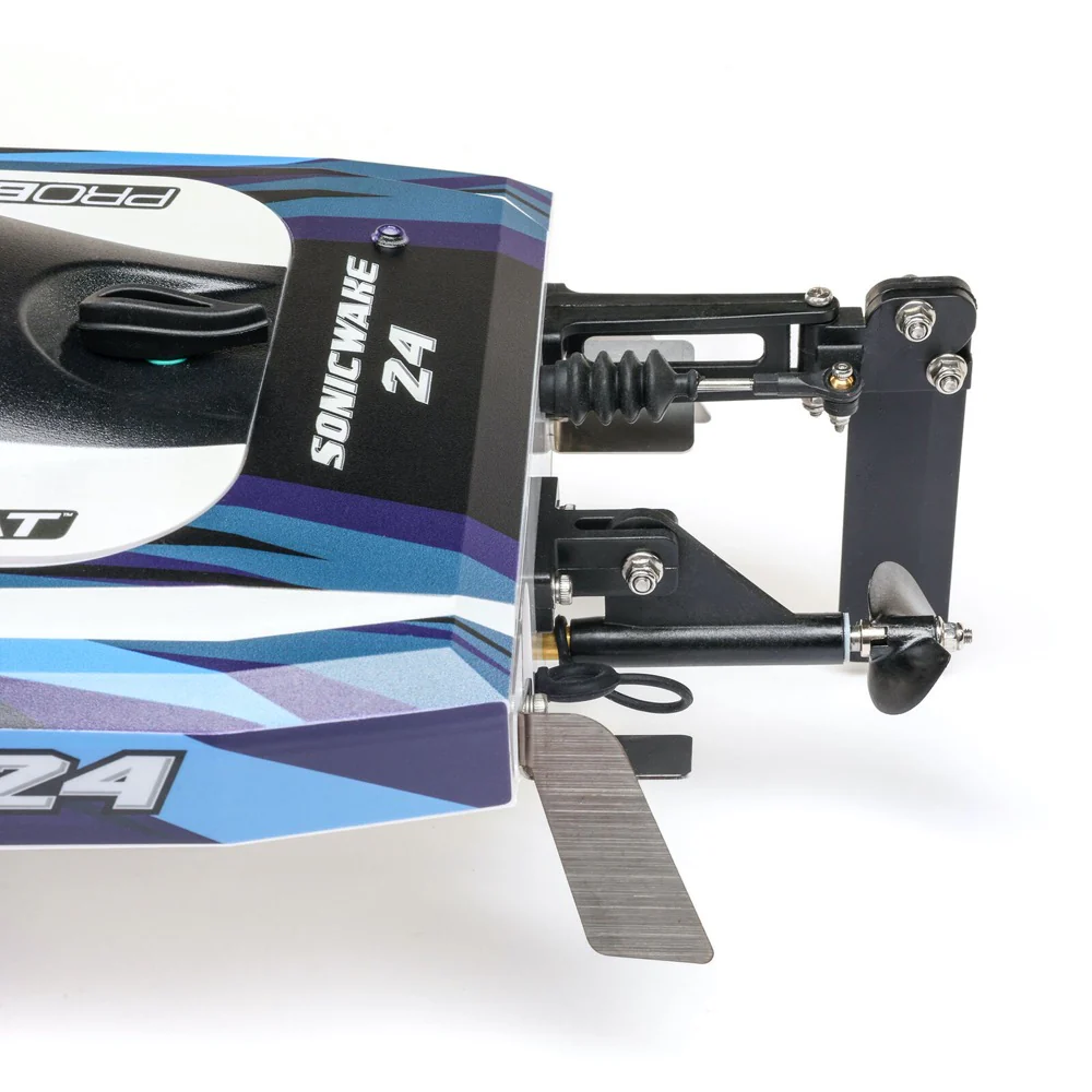 Pro Boat PRB-1992T2 Sonicwake 24inch Self-Righting Brushless Deep-V Boat RTR Blue - Image 13