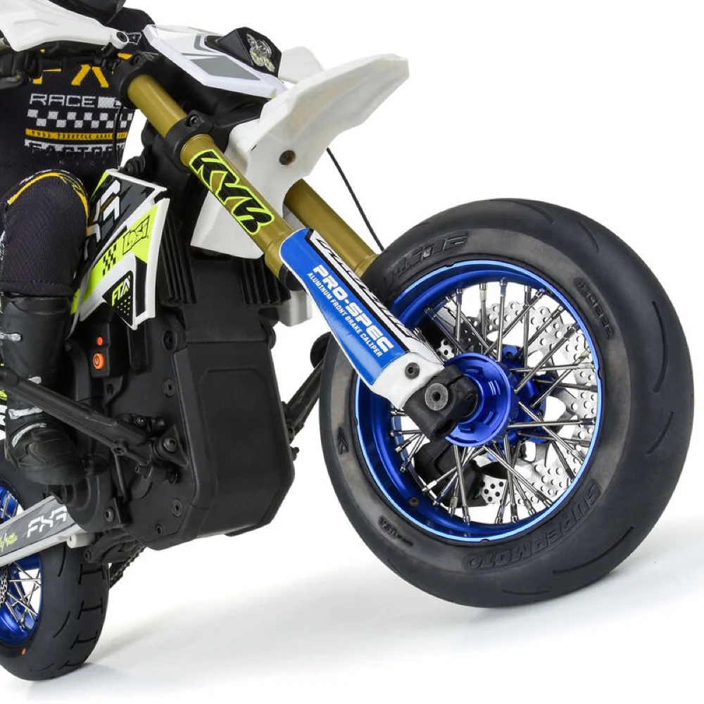 Proline 1022211 Supermoto S3 Front Tyre Mounted On Sleeve Pro-Spec Supermoto Aluminium Wheel - Image 3