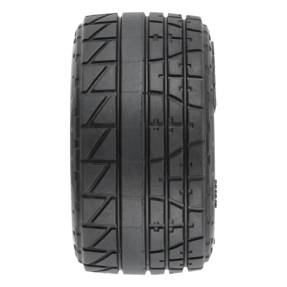 Proline 1028710 Menace F/R Tyre Mounted on 12mm Black Raid Wheels Granite Grom - Image 4