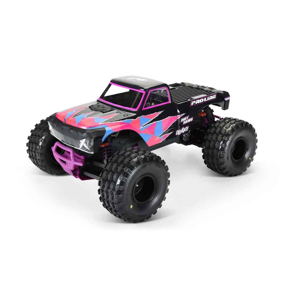 Proline 1033910 Dirt Hawg 2.0 F/R 2.6in MT Tyres Mounted on Black Arrma Wheels 2pcs Arrma Quake Gorgon - Image 5