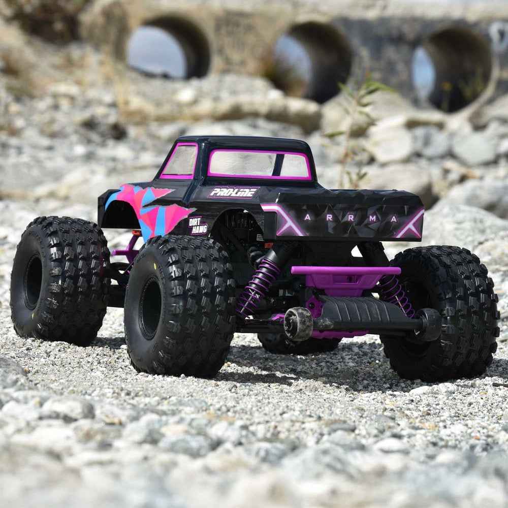 Proline 1033910 Dirt Hawg 2.0 F/R 2.6in MT Tyres Mounted on Black Arrma Wheels 2pcs Arrma Quake Gorgon - Image 7
