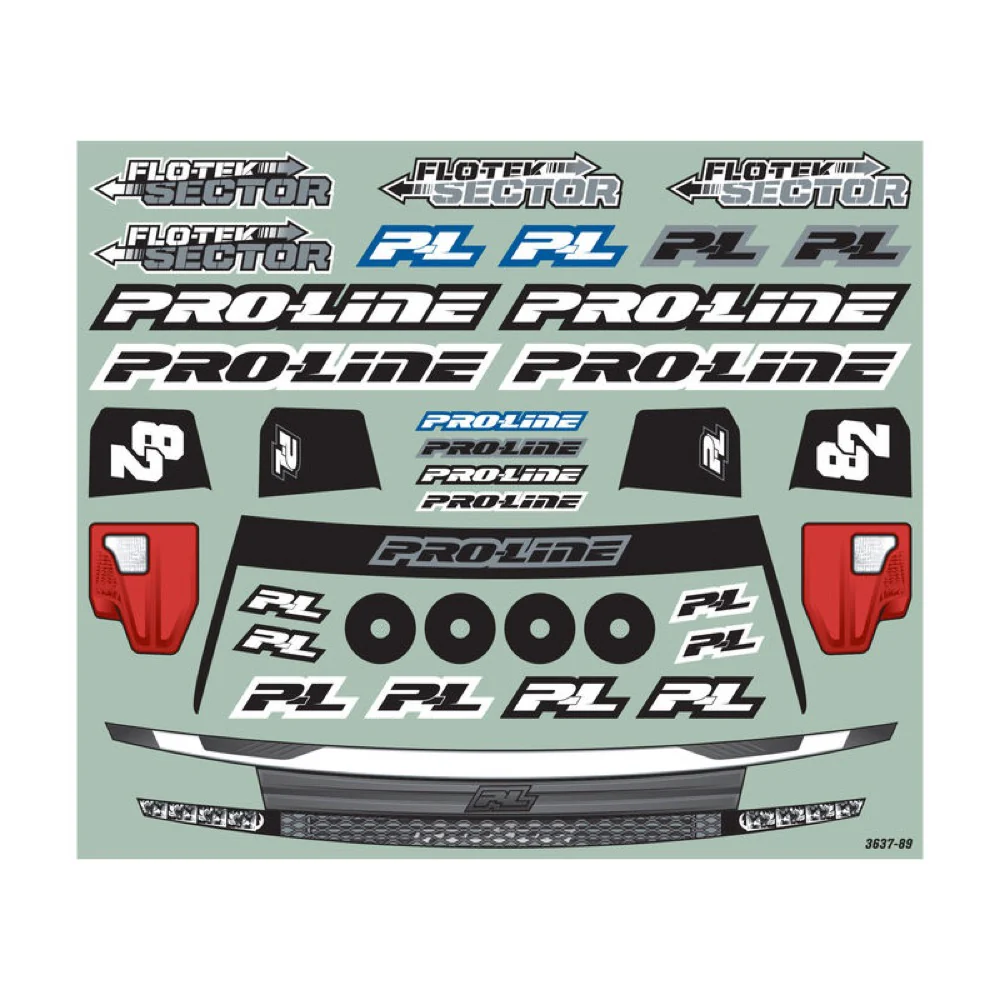 Proline 363717 Sector Pre-Cut Flo-Tek Clear Short Course Body - Image 8