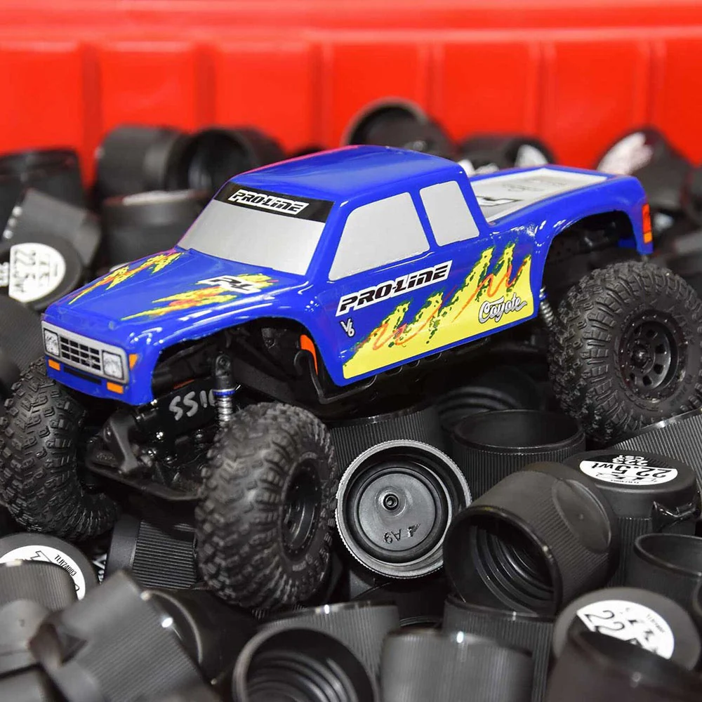 Proline 369413 Pre-Cut Coyote High Performance Body Blue Axial SCX30 - Image 3