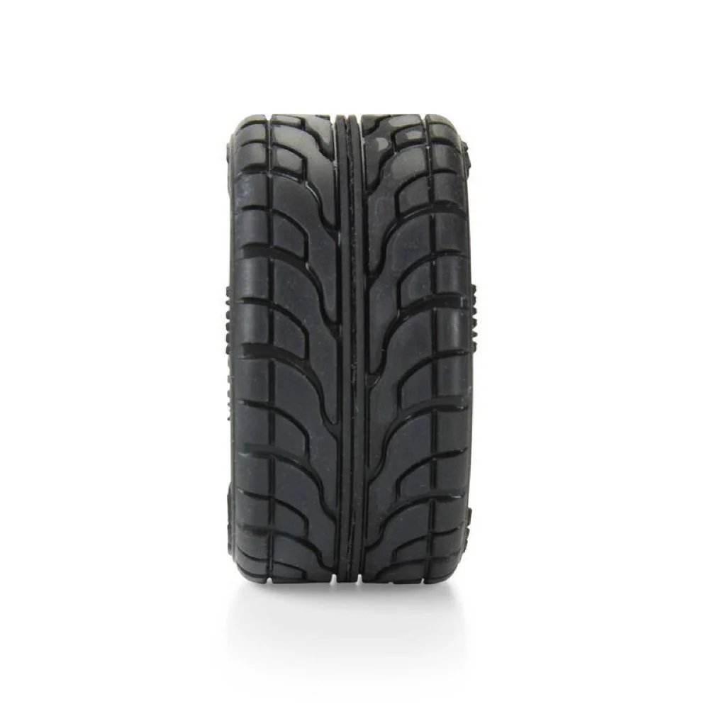 Proline Avenger Mounted Street Tyre Set F/R, Overdrive Gray Wheel, Losi NASCAR - Image 2
