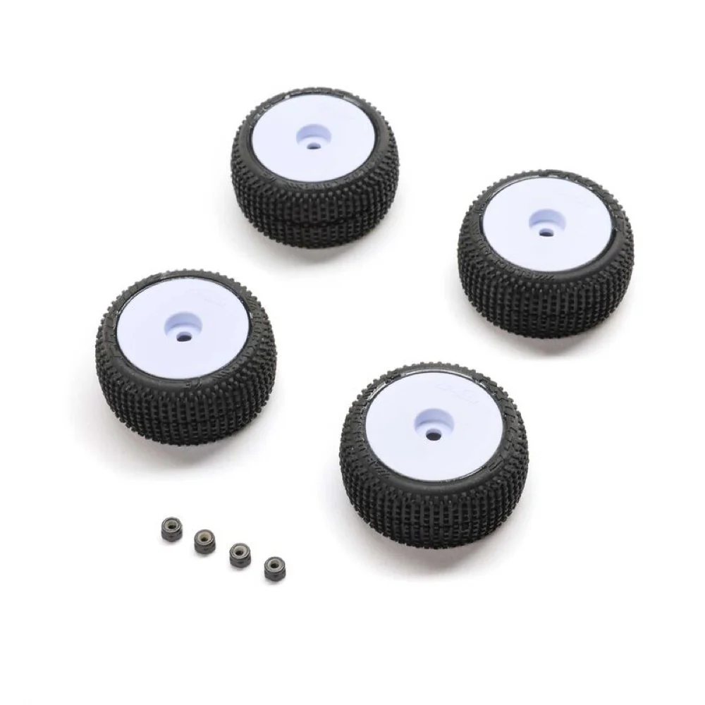 Proline 2633 Blockade Mounted Tyre Set White Micro-T