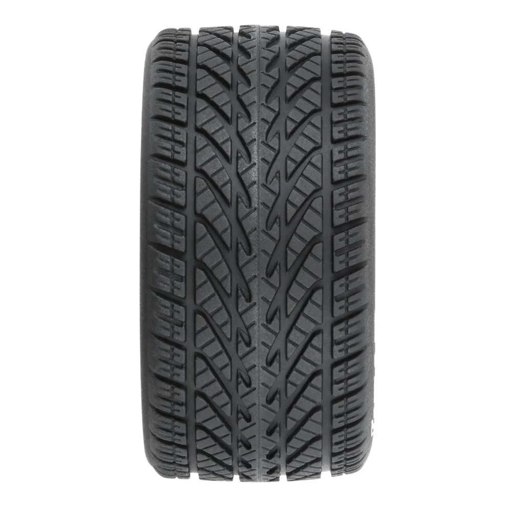 Proline Goodyear Eagle Mounted Rain Tyre Set F/R, Gray, Losi NASCAR - Image 2
