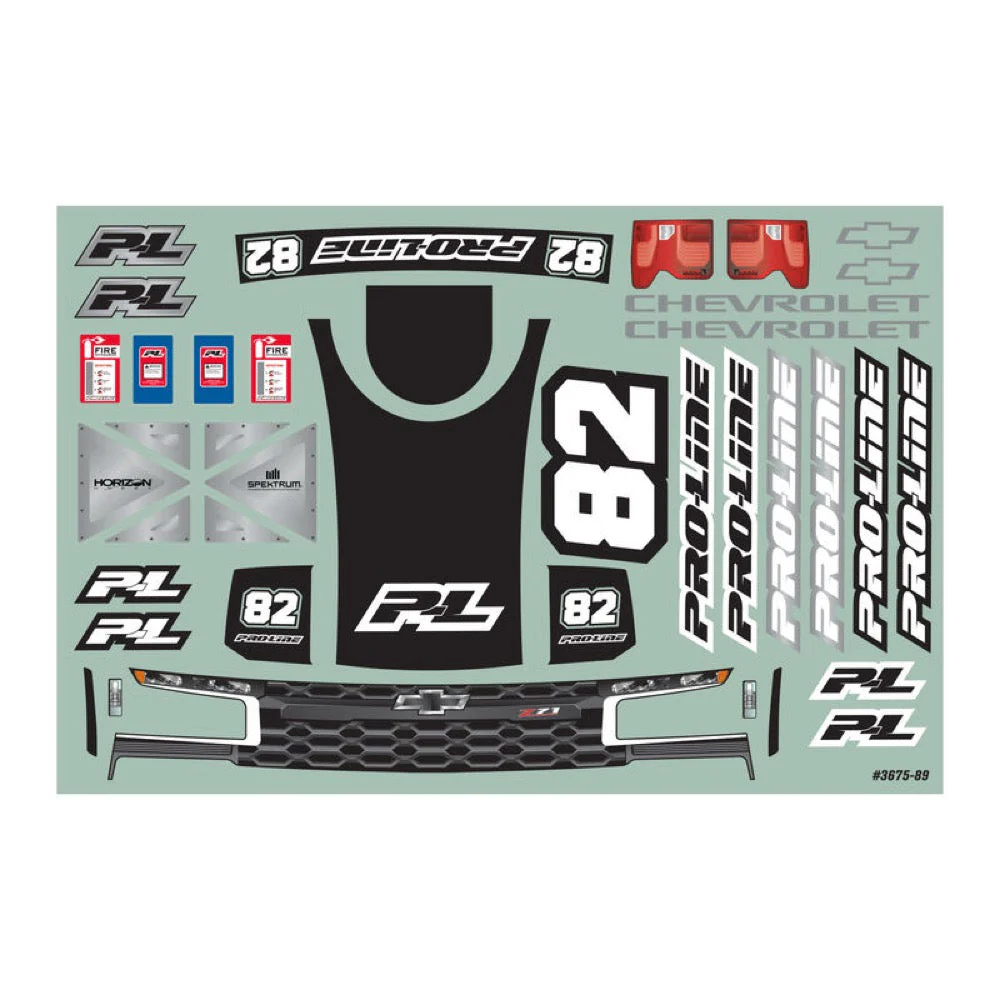 Proline Pre-Cut 2019 Chevy Silverado Clear Trophy Truck Body Mojave Grom PRO367517 - Image 7