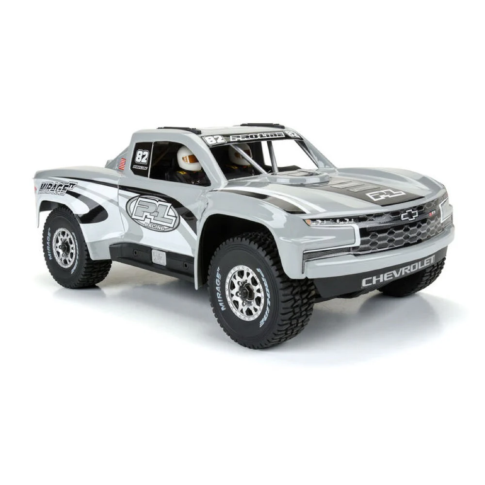 Proline Pre-Cut 2019 Chevy Silverado Grey Tough-Colour Trophy Truck Body Mojave Grom PRO367514 - Image 6