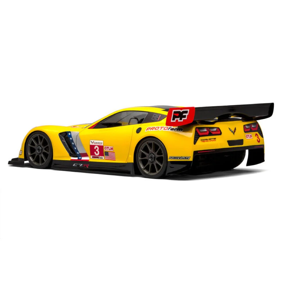 Proline PRM154640 1/8 Chevrolet Corvette C7.R Clear Body GT Long Wheelbase - Image 4