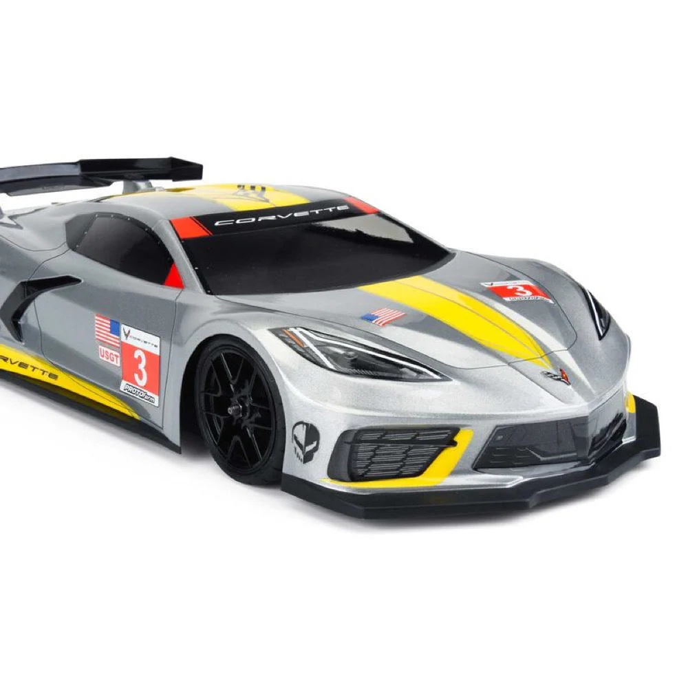 Proline PRM157425 1/10 Chevrolet Corvette C8 190mm Clear Touring Car Body - Image 3
