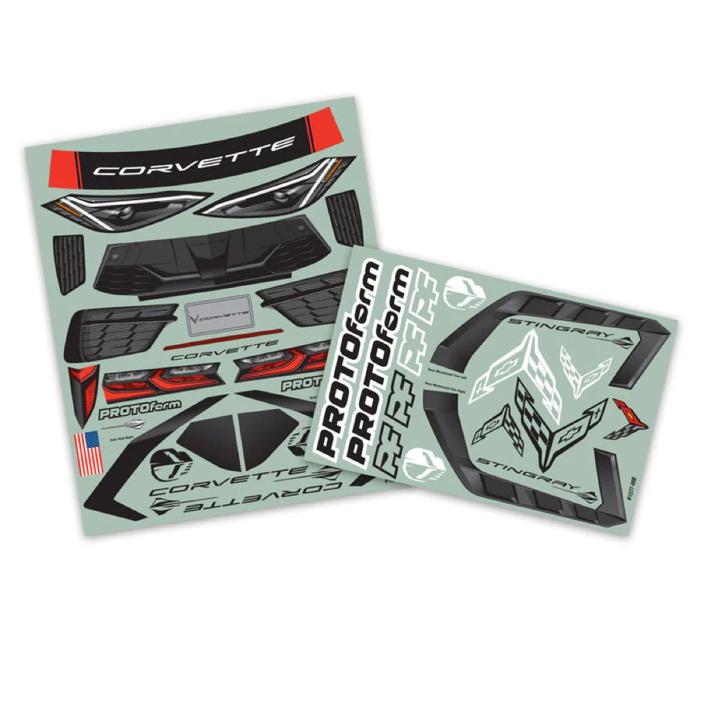 Proline PRM157700 Protoform Corvette C8 Clear Body Felony and Infraction PR1577-00 - Image 7