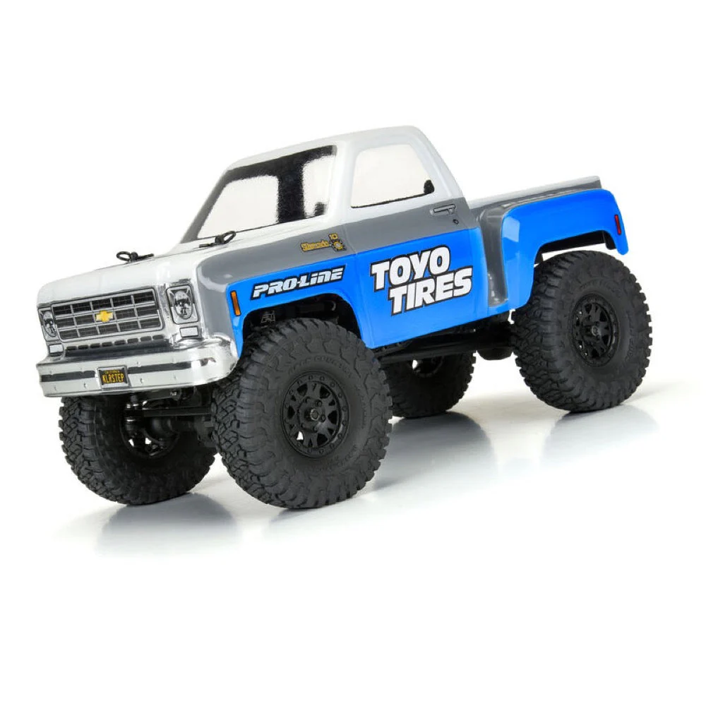 Proline PRO1022810 Toyo Open Country R/T Trail 1.0in Tyres Mounted Mini Impulse Black Wheels 4pcs SCX24 - Image 4