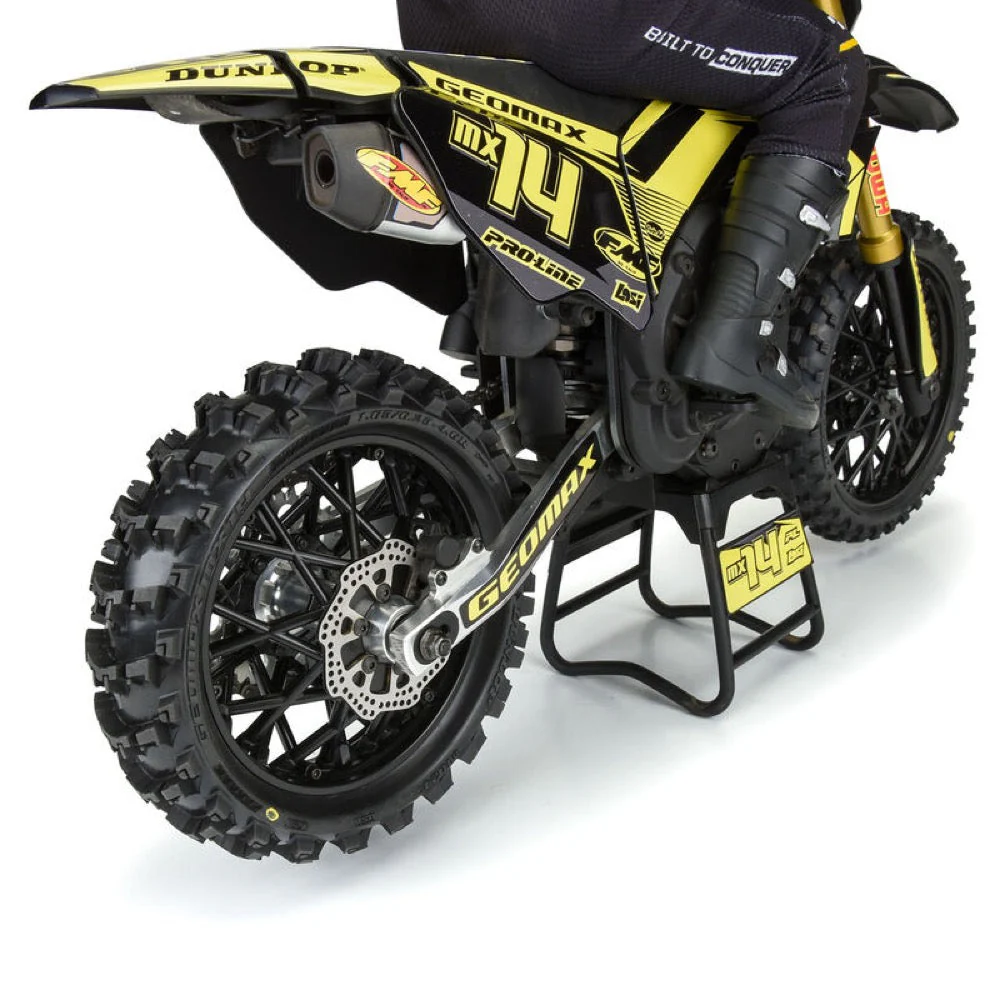 Proline PRO1024710 Dunlop Geomax MX14 V2 Bead CR4 Rear Tyre Mounted on Bullyspoke Black Wheel Promoto-MX - Image 4