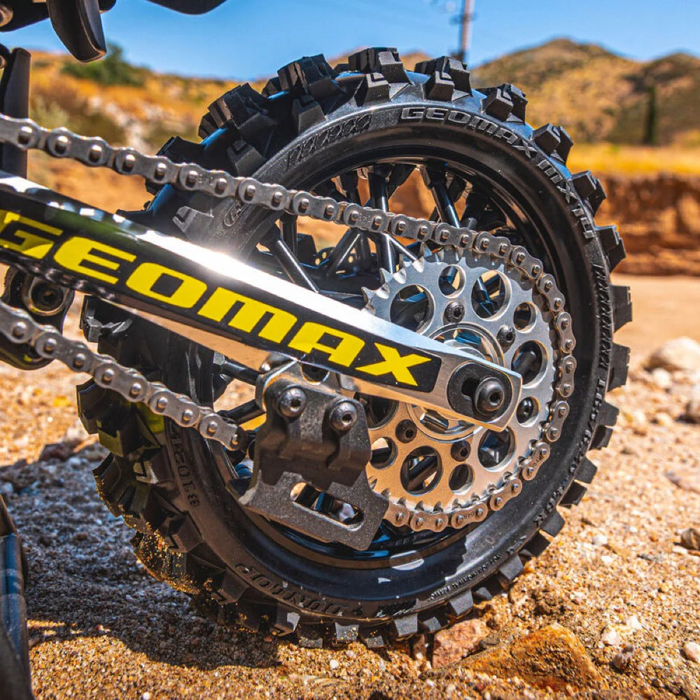 Proline PRO1024710 Dunlop Geomax MX14 V2 Bead CR4 Rear Tyre Mounted on Bullyspoke Black Wheel Promoto-MX - Image 5