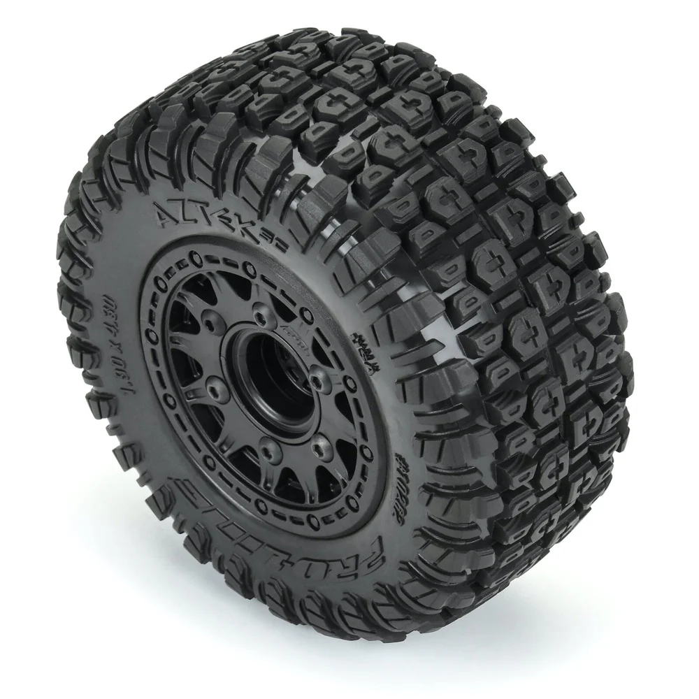 Proline PRO1026210 Aztek SC 2.2/3.0in M2 Tyres Mounted on Raid Black 6x30 SC Wheels - Image 4