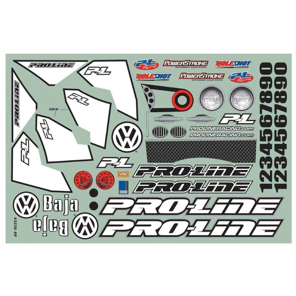 Proline PRO323862 Baja Bug Clear Body Slash Slash 4x4 PR3238-62 - Image 6