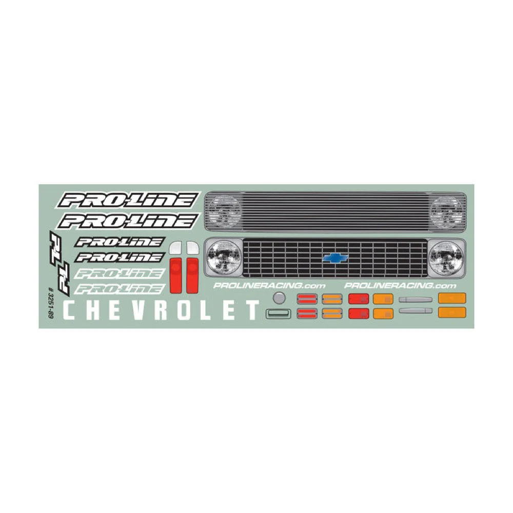 Proline PRO325100 1972 Chevy C10 Pick-Up Body Clear ST NST NR NRU PR3251-00 - Image 3
