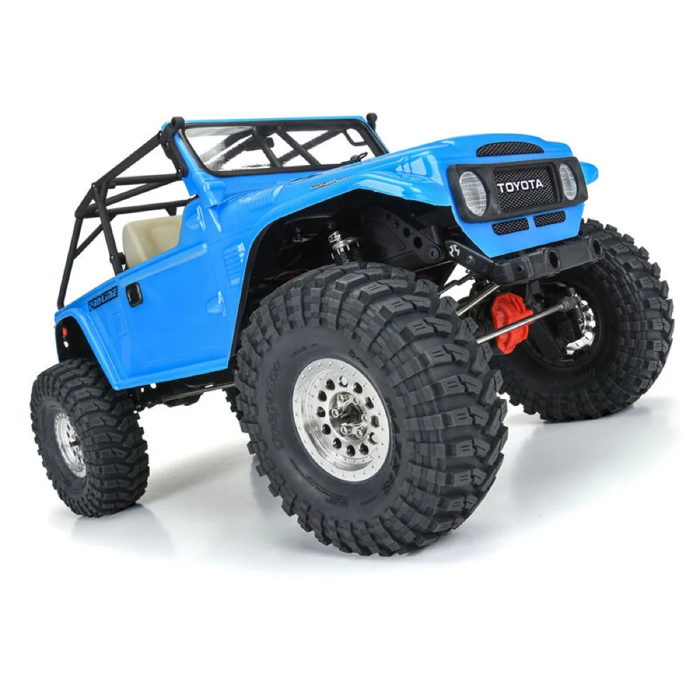 Proline PRO362300 1979 Toyota Land Cruiser FJ40 Clear Body with Trail Cage and Scale Molded Accessories suit 313mm Crawlers - Image 6