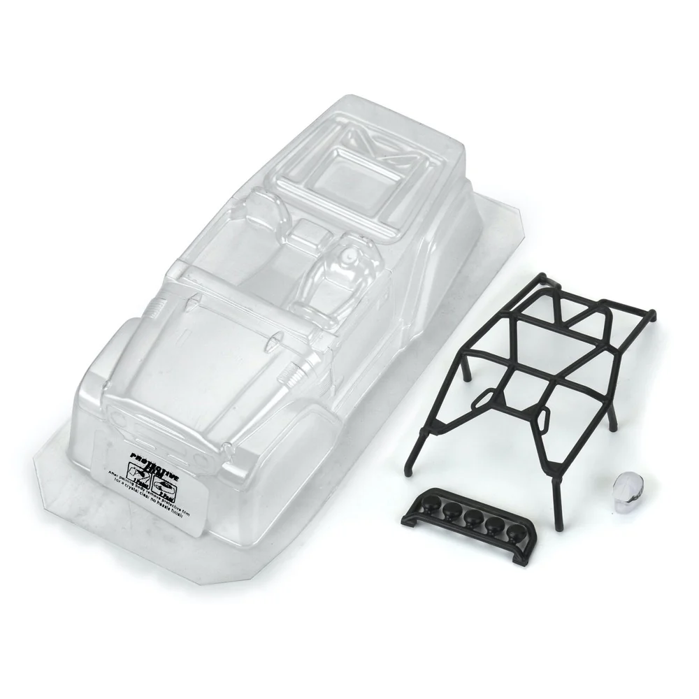 Proline PRO366300 1979 Toyota Land Cruiser FJ40 Clear Body with Trail Cage SCX24 - Image 2