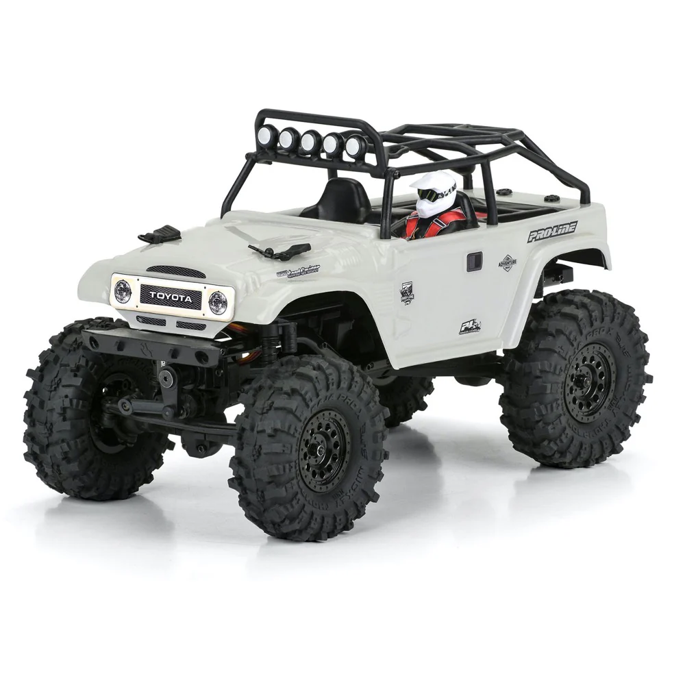 Proline PRO366300 1979 Toyota Land Cruiser FJ40 Clear Body with Trail Cage SCX24 - Image 3