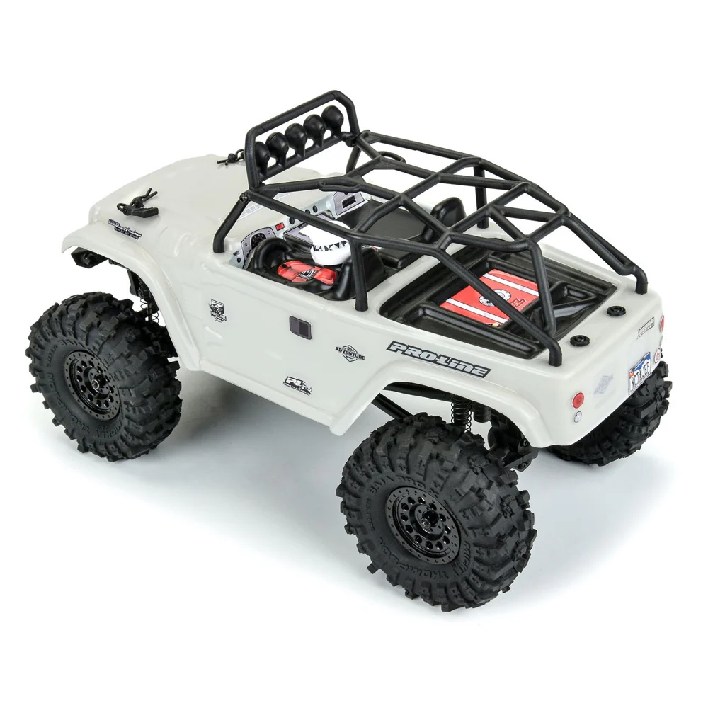 Proline PRO366300 1979 Toyota Land Cruiser FJ40 Clear Body with Trail Cage SCX24 - Image 5