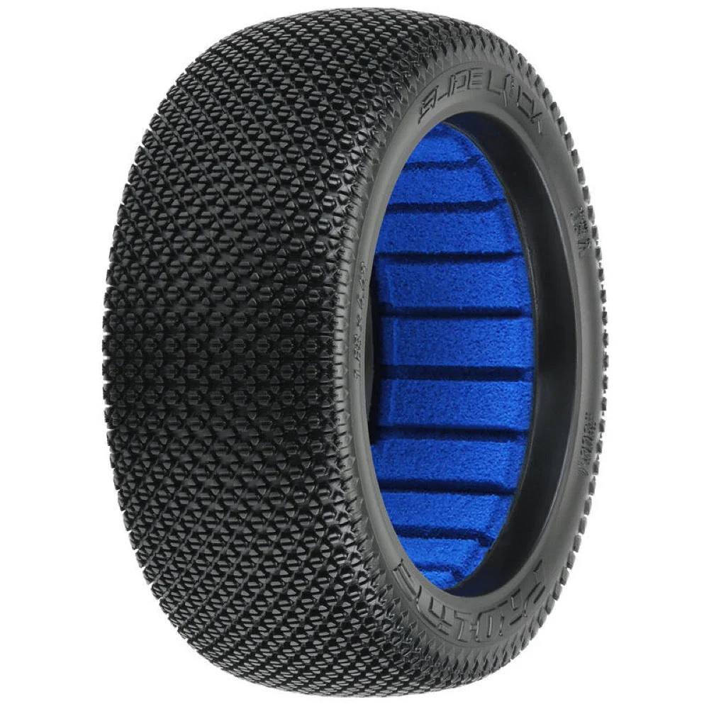 Proline PRO906417 1/8 Slide Lock MC Clay Front/Rear Off-Road Buggy Tyres 2pcs
